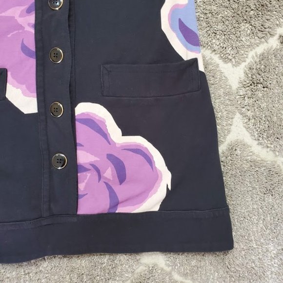 SOLD Marc by Marc Jacobs Black Floral Knit Mini Dress - Picture 5 of 8